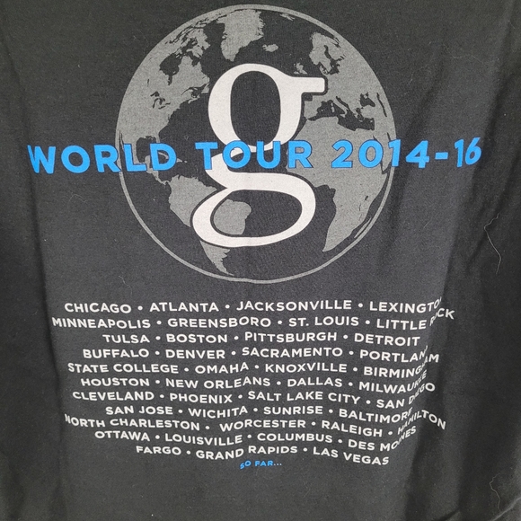 GARTH BROOKS | World Tour 2014-16 band tee t-shirt - Picture 4 of 5